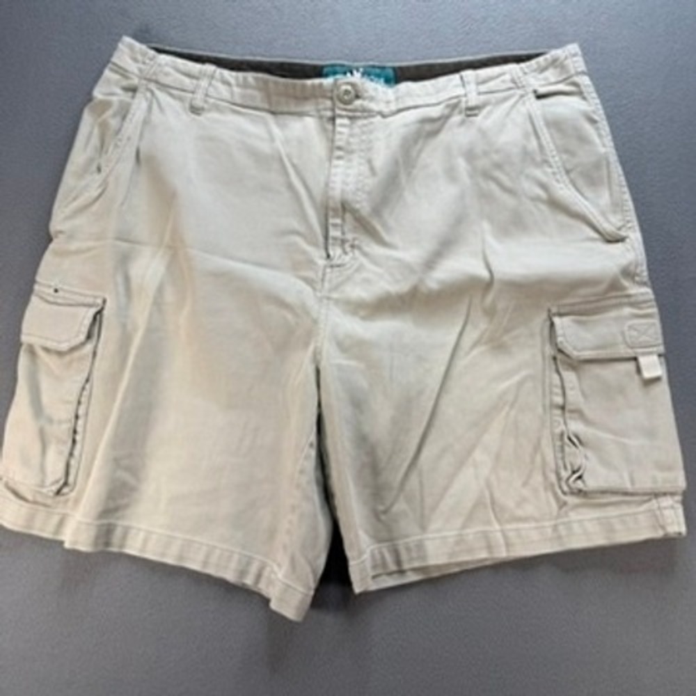 Vintage Big‎ Dogs Cargo Shorts Mens 40 Tan Vintage Bedford Cord Utility Y2K 90s
